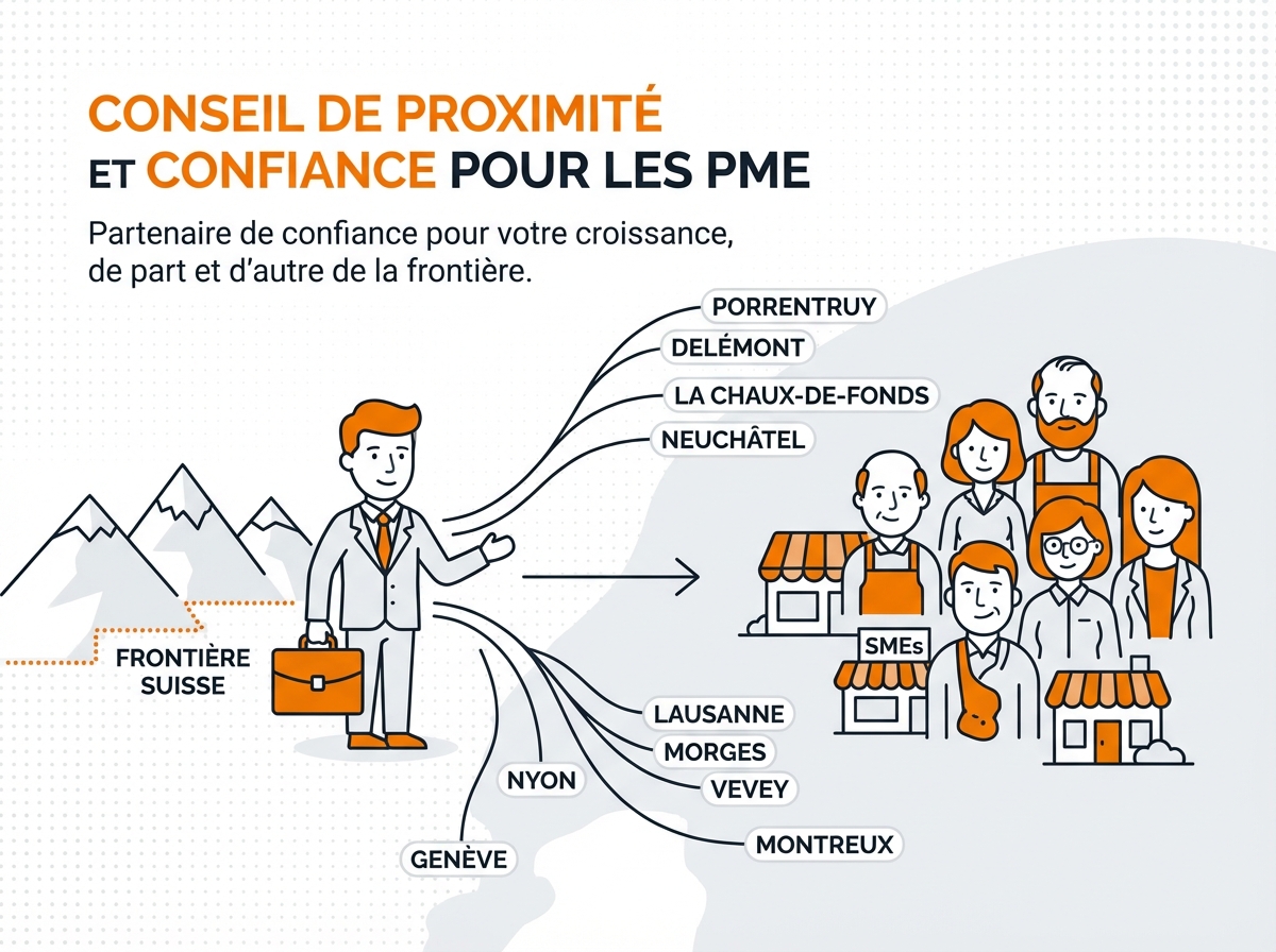 Témoignages de PME suisses - fiduciaire genevoise, horloger neuchâtelois, cabinet médical lausannois